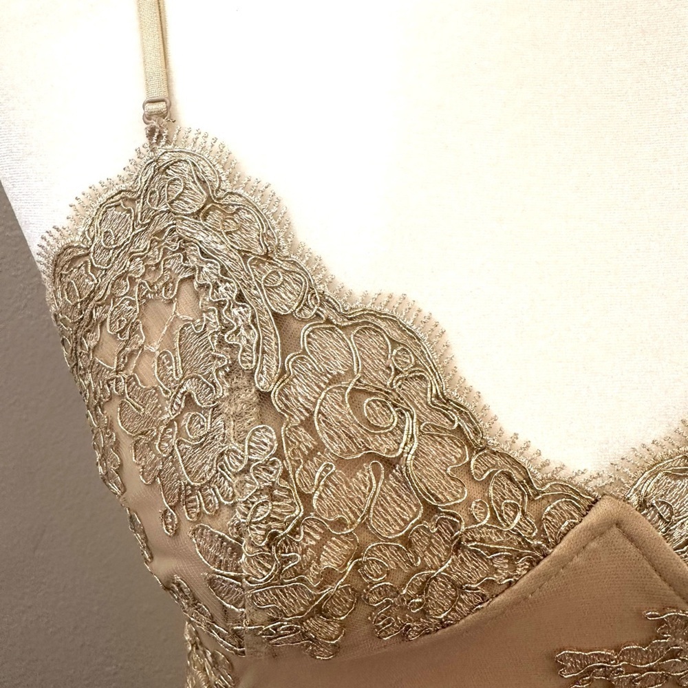 Elegant Windsor Cream Lace Gown NWT - Picture 3 of 10